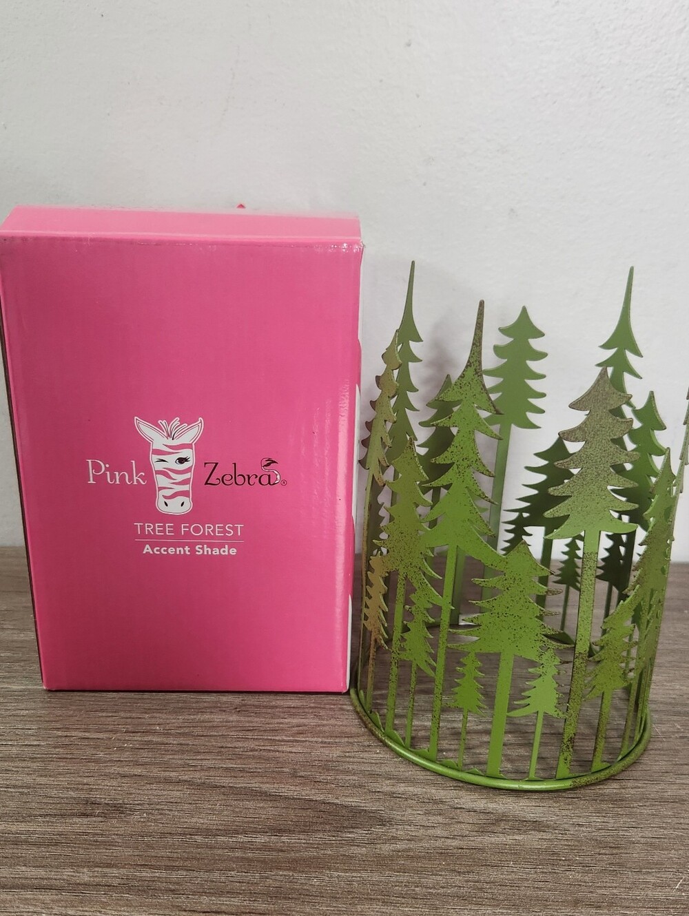 Pink Zebra TREE FOREST Seasonal Accent Shade
